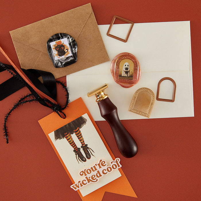 3D Photo & Floral Arch Frames Wax Seal Stamps and Die Bundle