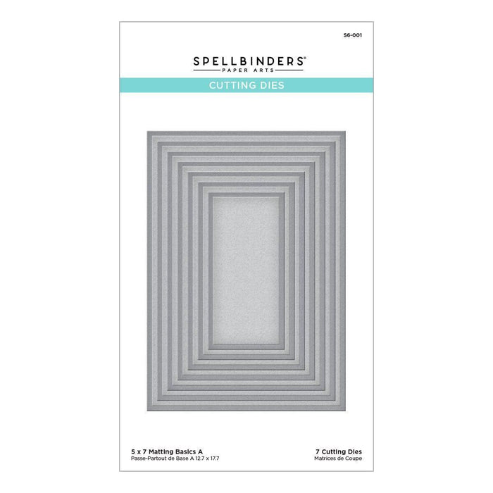 5 x 7 Matting Basics A Card Creator Etched Dies