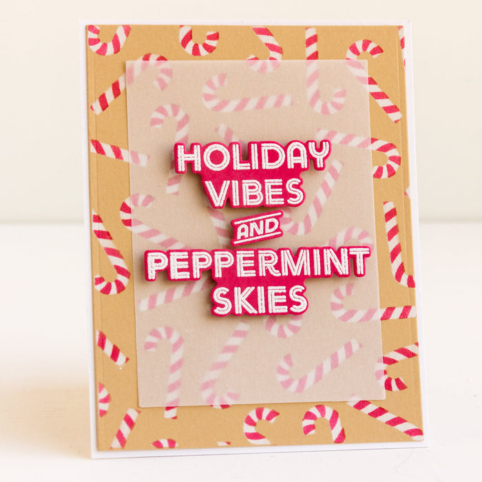 A Little Merri-Mint Clear Stamp Set