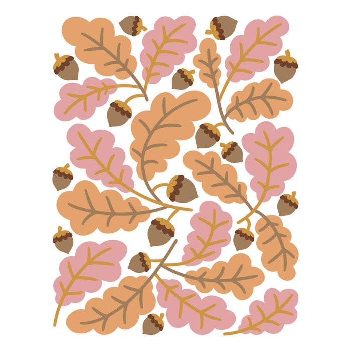 Acorns & Oaks - Stencil of the Month