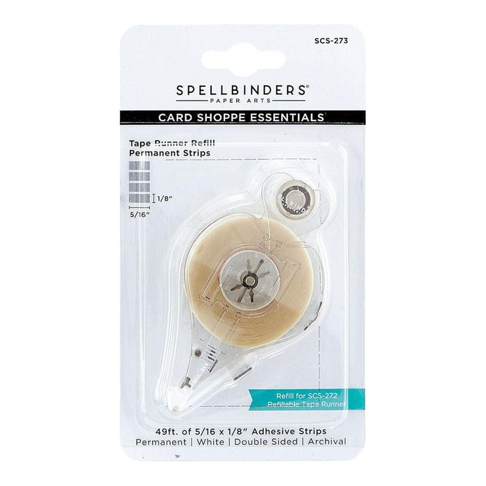 Adhesives Bundle - Tape Runner, Refill Strips, Small & Medium White Foam Squares