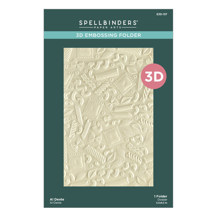 Al Dente 3D Embossing Folder