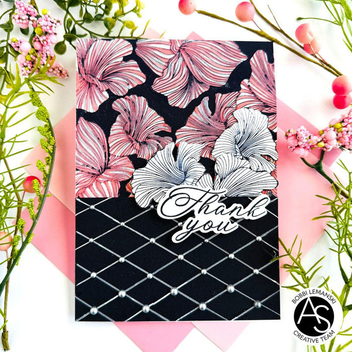 Alex Syberia Designs - Abstract Floral Background Press Plate