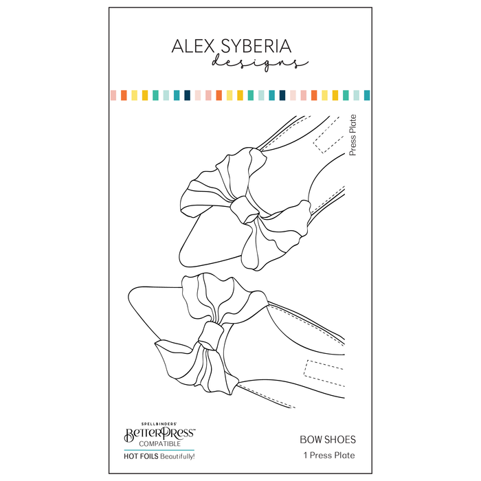 Alex Syberia Designs - Bow Shoes Press Plate