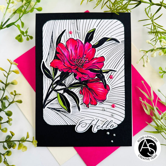 Alex Syberia Designs - Elegant Blooms Press Plate & Die Set