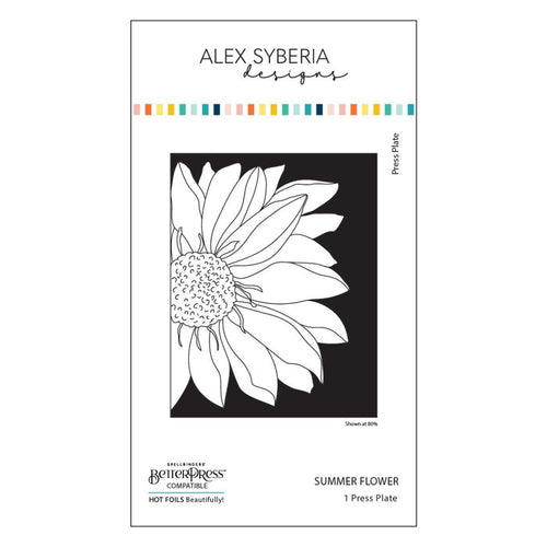 Alex Syberia Designs - Summer Flower Press Plate