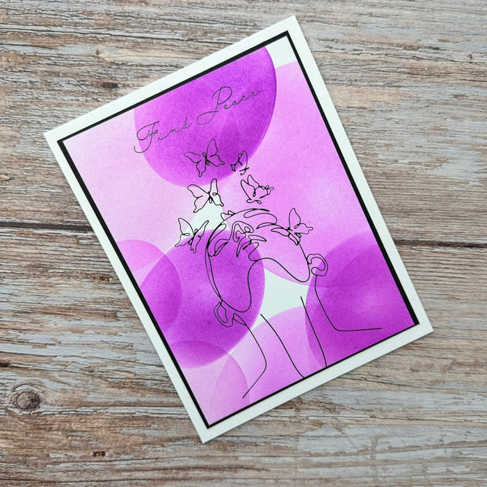 All My Senses Faces Press + Foil Plates and Stencil Bundle by Jaycee Gaspar