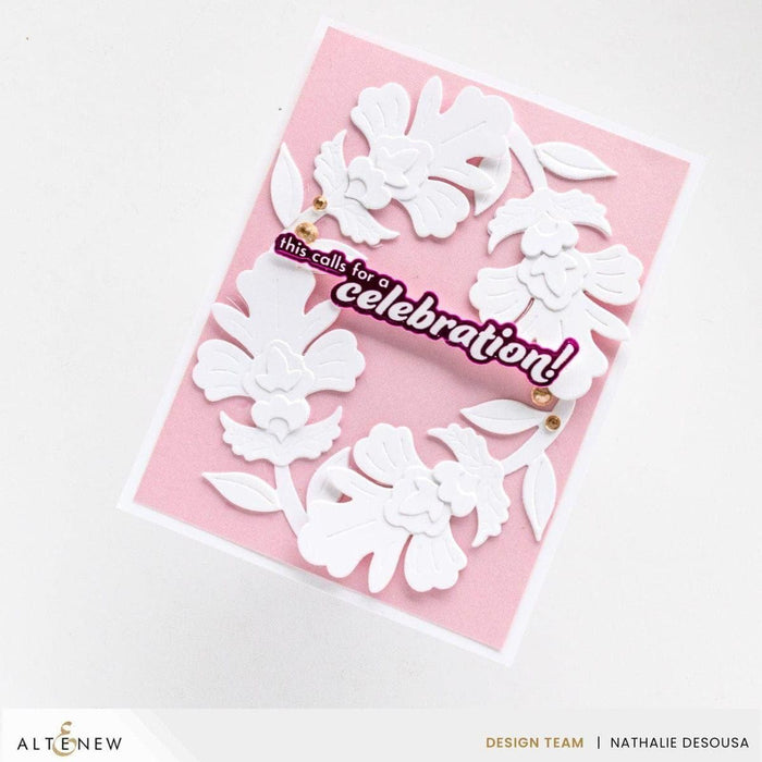 Altenew - Celebration Sentiments Press Plate Set