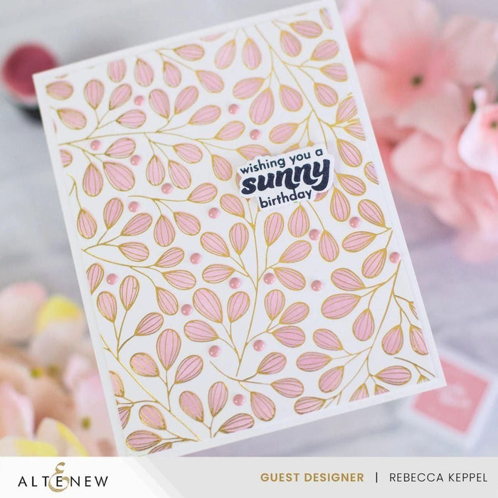 Altenew - Modern Leaf Background Press Plates