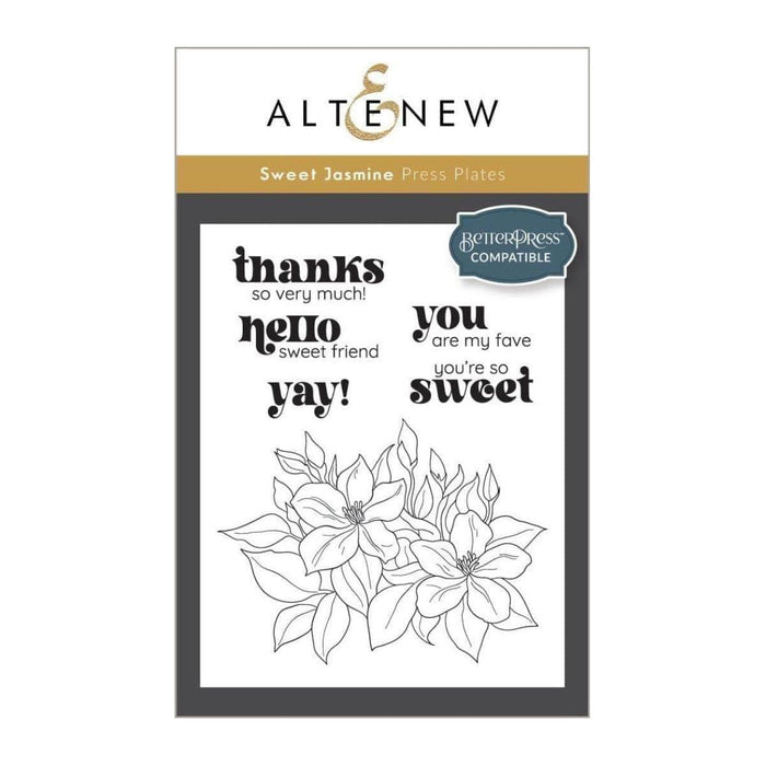 Altenew - Sweet Jasmine Press Plate Set
