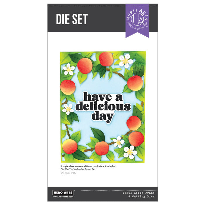 Apple Frame Etched Die Set