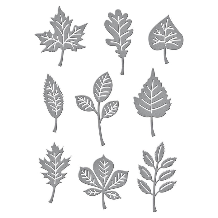Autumn Leaves Etched Dies from the Fall Traditions Collection (S4-1137) Colorization