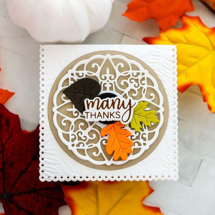 Autumn Leaves Etched Dies from the Fall Traditions Collection (S4-1137) Project Example by Lisa Mensing 3
