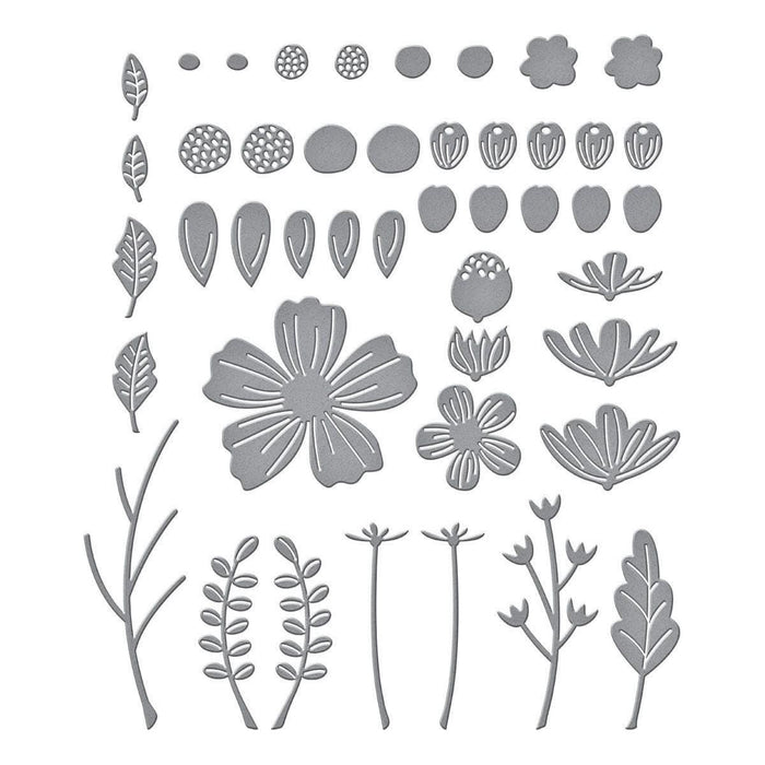 Be Bold Blooms Etched Dies