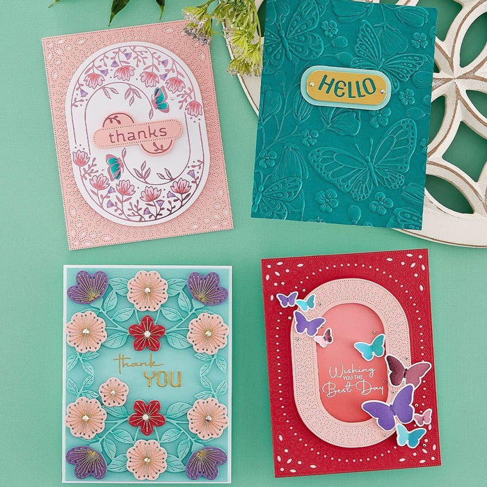 Beautiful Butterflies 3D Embossing Folder