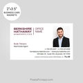 Berkshire Hathaway business card magnets PixelsPrinted
