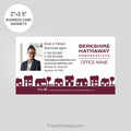 Berkshire Hathaway business card magnets PixelsPrinted