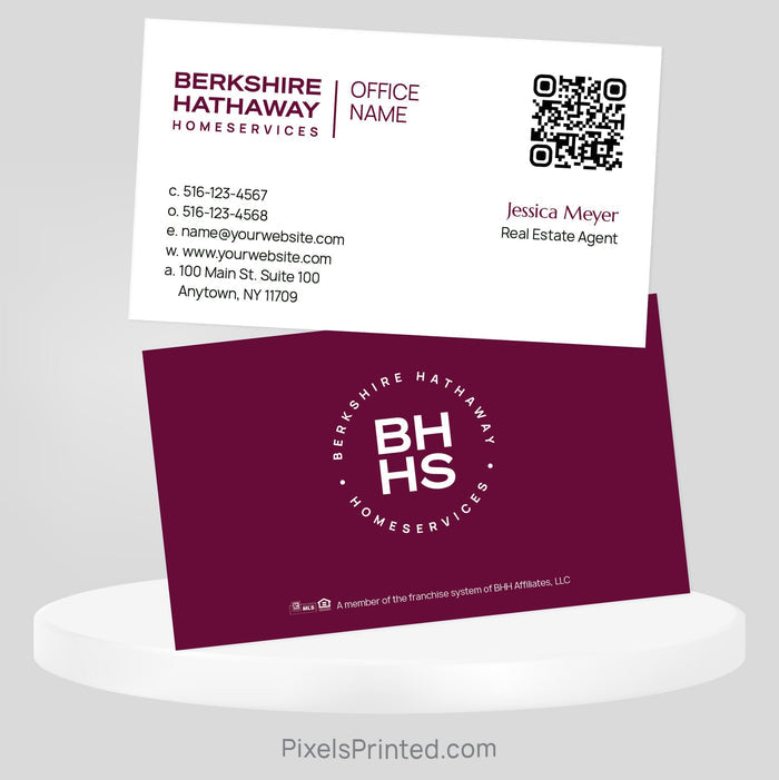 Berkshire Hathaway business cards Business Cards PixelsPrinted