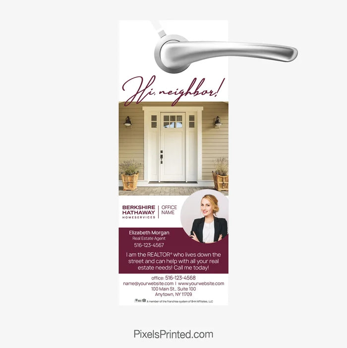 Berkshire Hathaway door hangers PixelsPrinted