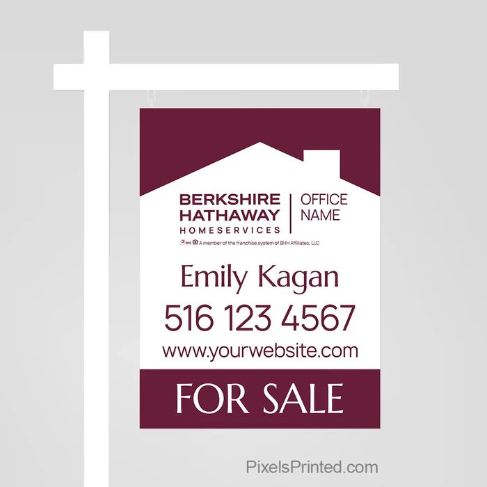 Berkshire Hathaway for sale sign panels sign panels PixelsPrinted