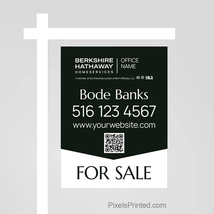 Berkshire Hathaway for sale signs sign panels PixelsPrinted