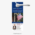 Berkshire Hathaway Fourth of July door hangers PixelsPrinted