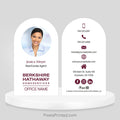 Berkshire Hathaway half circle shape business cards Business Cards PixelsPrinted
