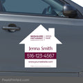 Berkshire Hathaway house shaped car magnets - 23”x23" PixelsPrinted