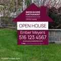 Berkshire Hathaway house shaped yard signs yard signs PixelsPrinted