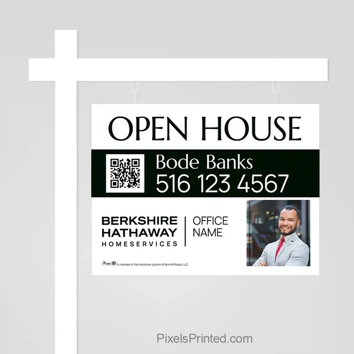 Berkshire Hathaway open house sign panels sign panels PixelsPrinted