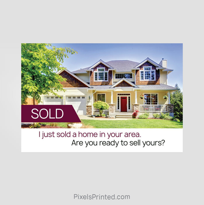 Berkshire Hathaway real estate just sold mailers PixelsPrinted