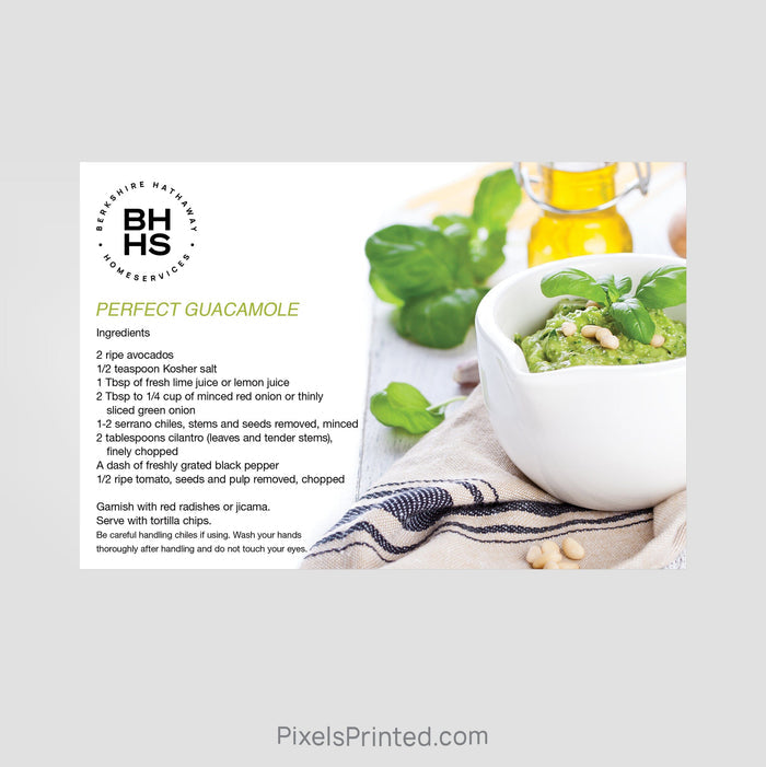Berkshire Hathaway real estate recipe postcards PixelsPrinted