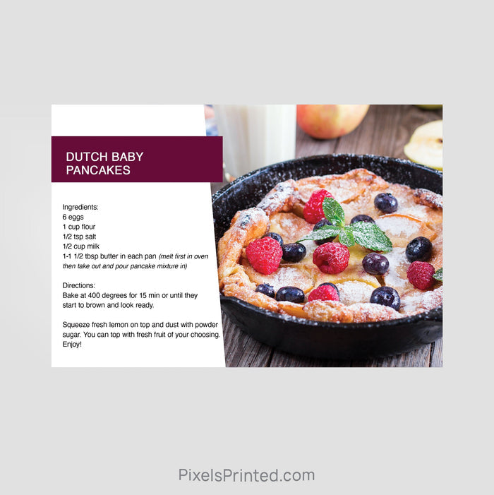 Berkshire Hathaway real estate recipe postcards PixelsPrinted