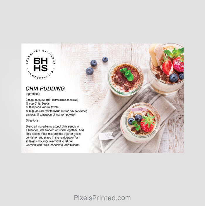 Berkshire Hathaway real estate recipe postcards PixelsPrinted