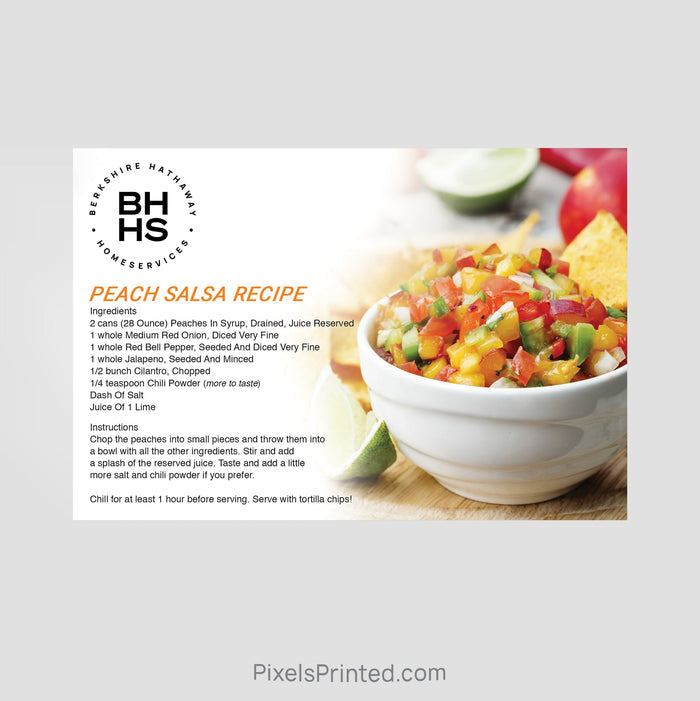 Berkshire Hathaway real estate recipe postcards PixelsPrinted