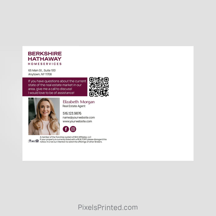 Berkshire Hathaway real estate recipe postcards PixelsPrinted