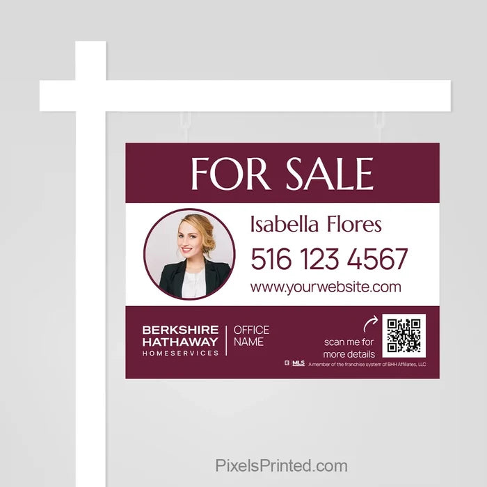 Berkshire Hathaway real estate sign panels sign panels PixelsPrinted