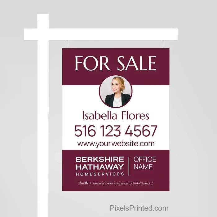 Berkshire Hathaway real estate sign panels sign panels PixelsPrinted