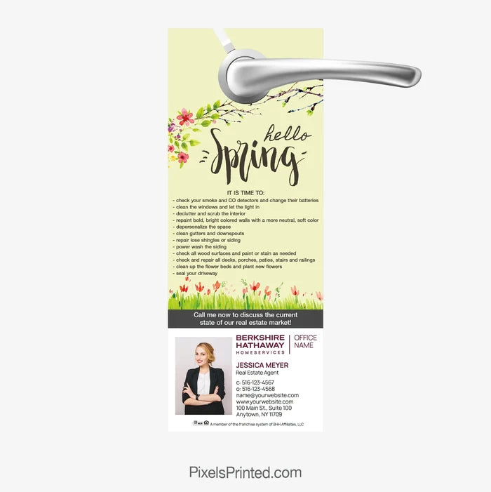 Berkshire Hathaway spring maintenance door hangers PixelsPrinted