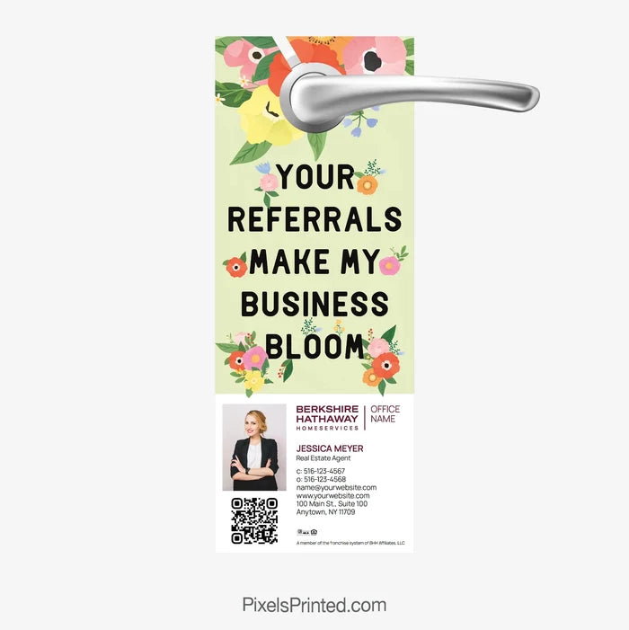 Berkshire Hathaway spring market door hangers PixelsPrinted