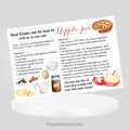 Berkshire Hathaway Thanksgiving recipe postcards PixelsPrinted