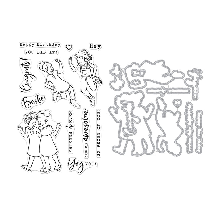 Besties Stamp & Cut