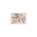 Bird on a Branch Woodblock Stamp