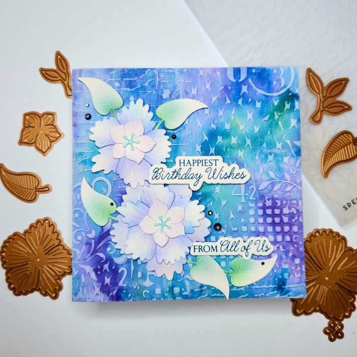 Birthday Wishes Sentiments BetterPress Plate & Die Set by Suzanne Hue
