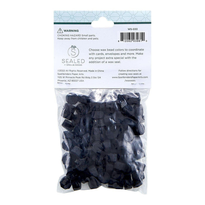 Black Wax Beads