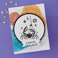 Block Print Cancer Registration Press + Foil Plate