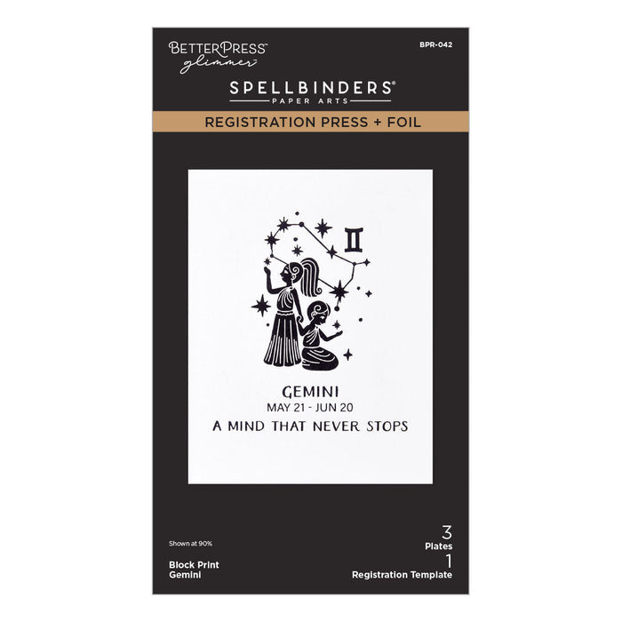 Block Print Gemini Registration Press + Foil Plate