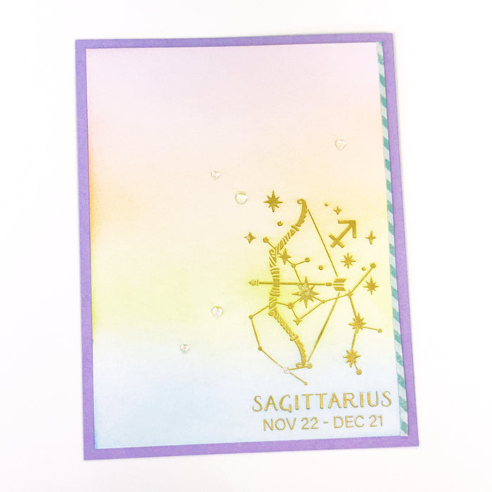 Block Print Sagittarius Registration Press + Foil Plate