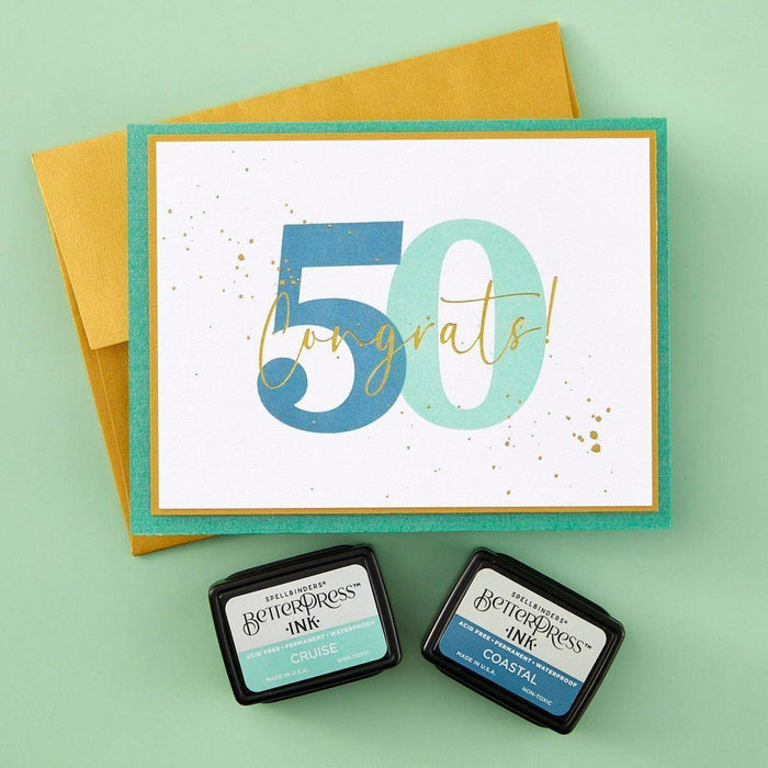 Bold Color Mix Numbers Press Plates