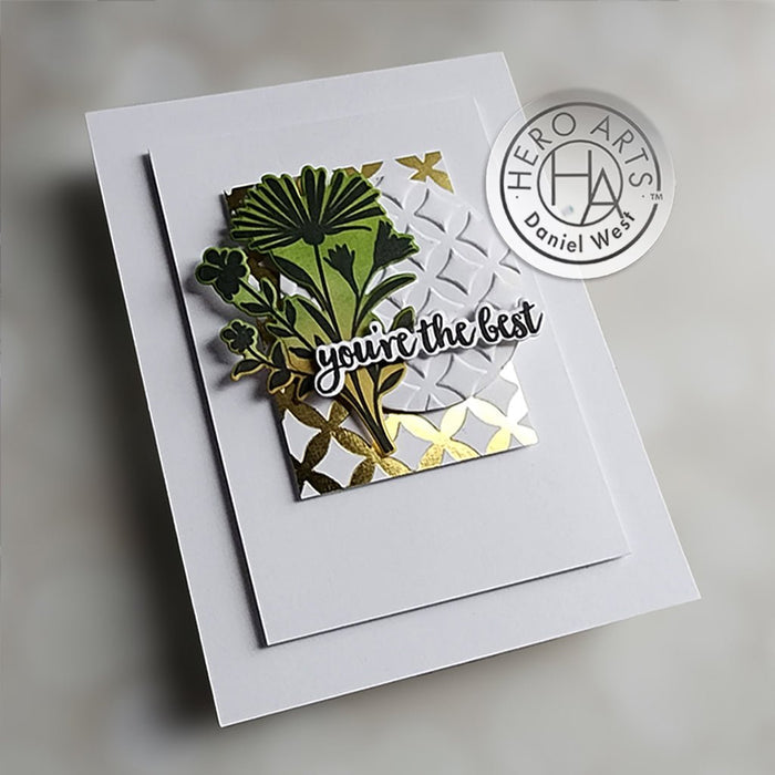 Bold Graphic Hot Foil Plate